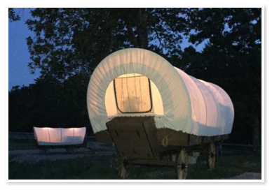 covered wagon at true west
